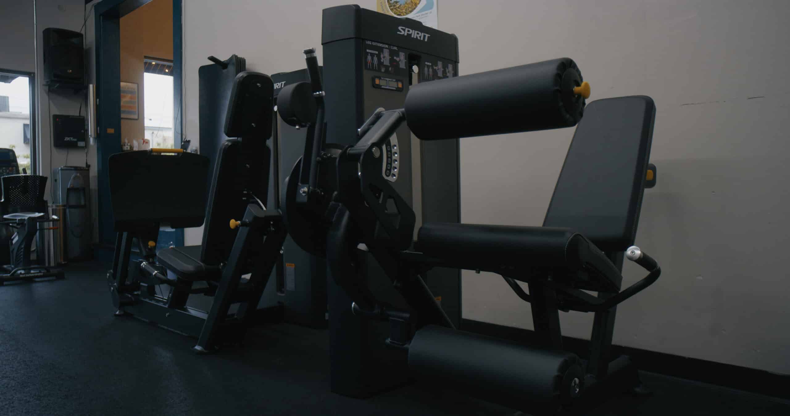 gym machines ready for use
